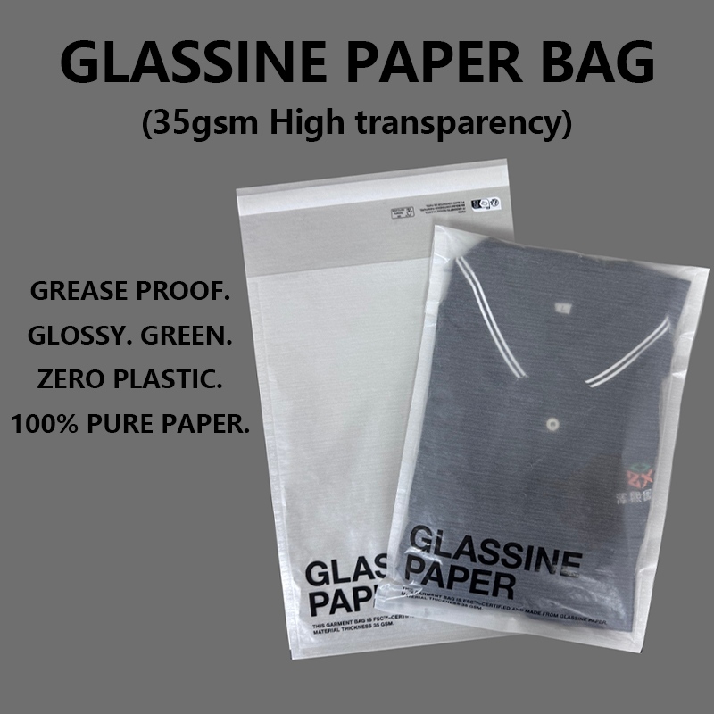 Cuidíonn Málaí Páipéar Glassine Ard-Trédhearcachta Saincheaptha le Brandaí Aistriú go Pacáistiú Saor ó Phlaisteach