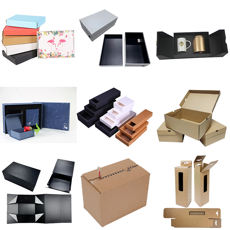 Bosca páipéir athchúrsáilte saincheaptha