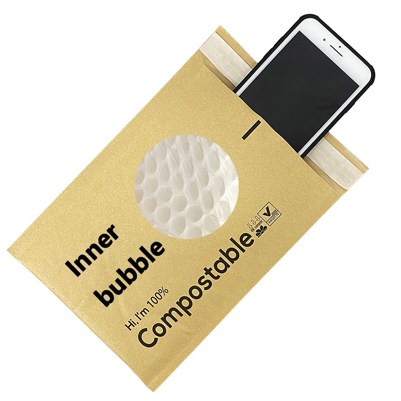 Málaí Poist Bubble Clúdach Kraft